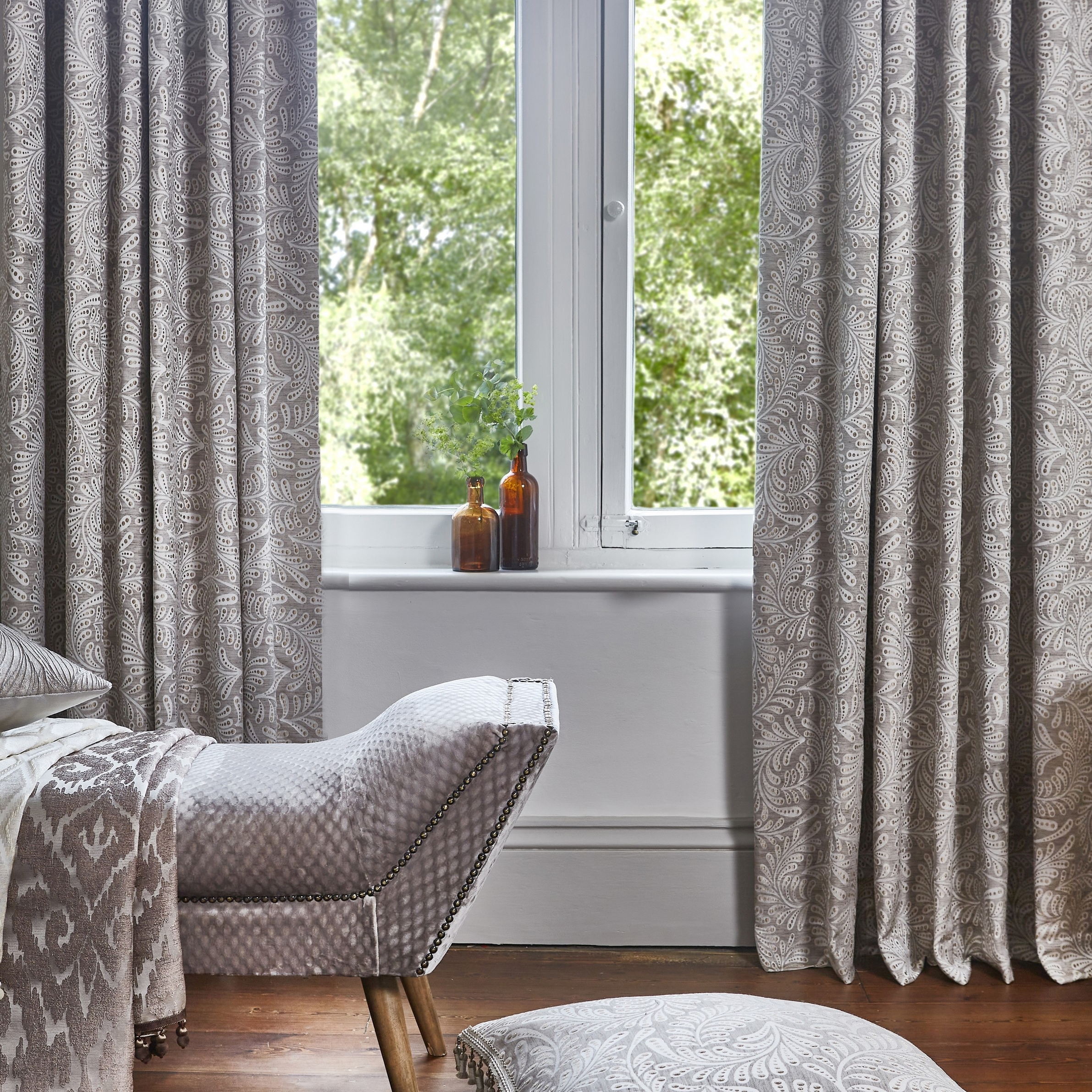 9. Library Custom Made Curtains - Eclipse Cinder